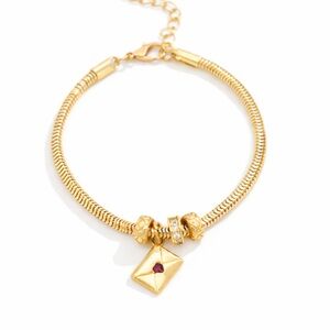 New! Ivy Collective Love Letter Charm Bracelet NWOT (3009)